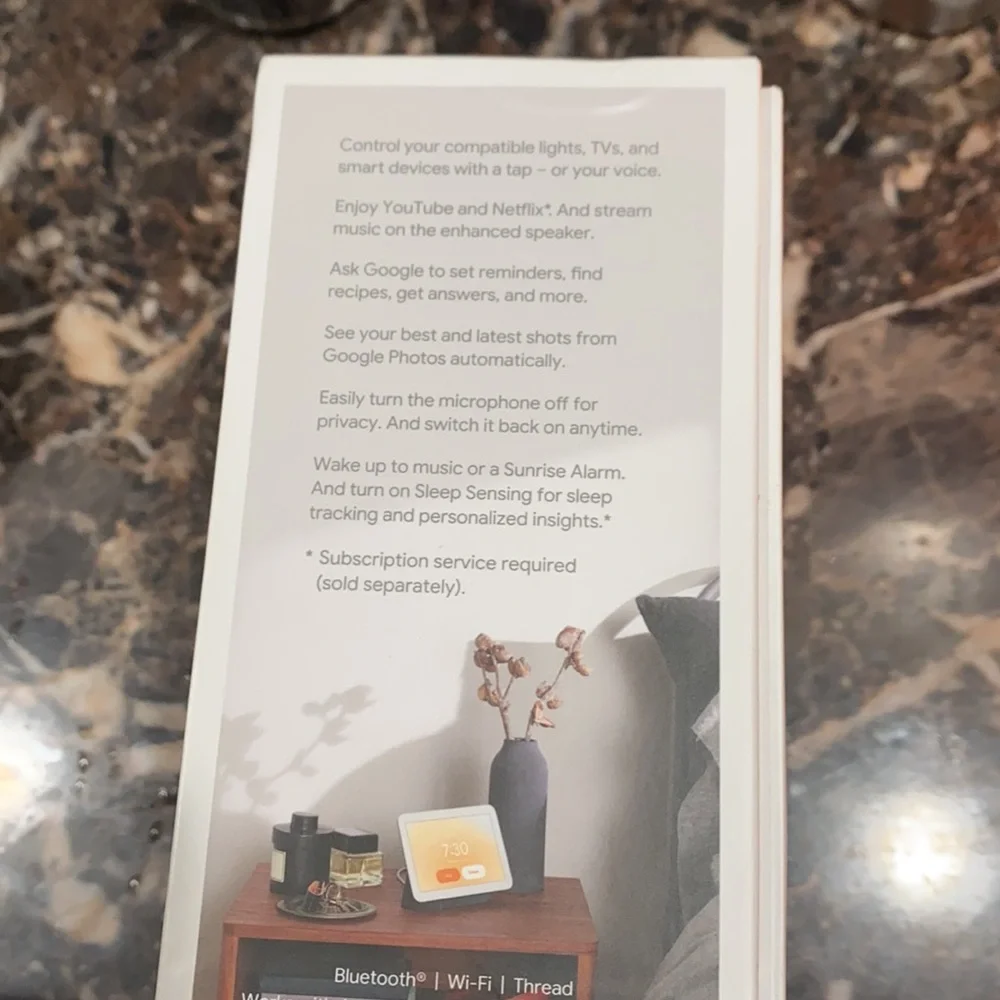 Google nest hub still in box